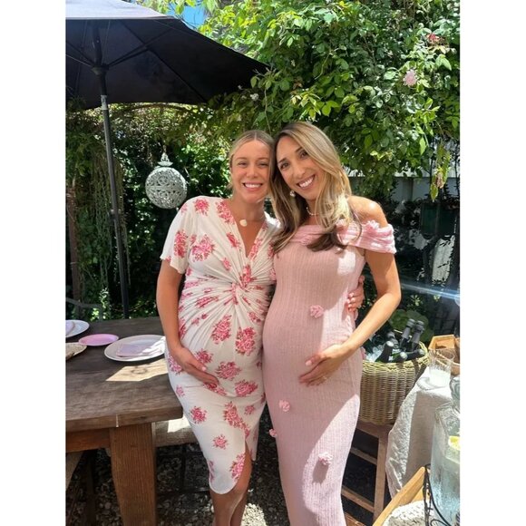 Les Reveries Front Twist Midi Dress – Size S, Flattering Silhouette - Picture 9 of 9